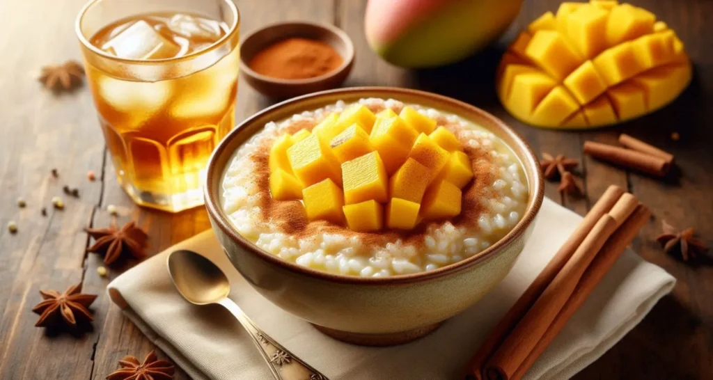 Arroz con Leche y Mango: Fusión de Tradiciones