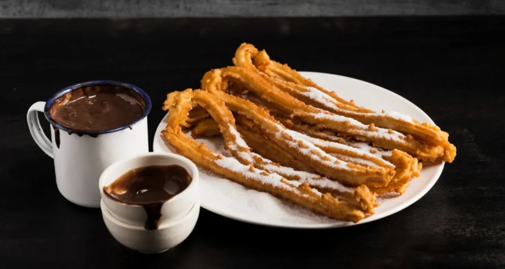 Churros con chocolate