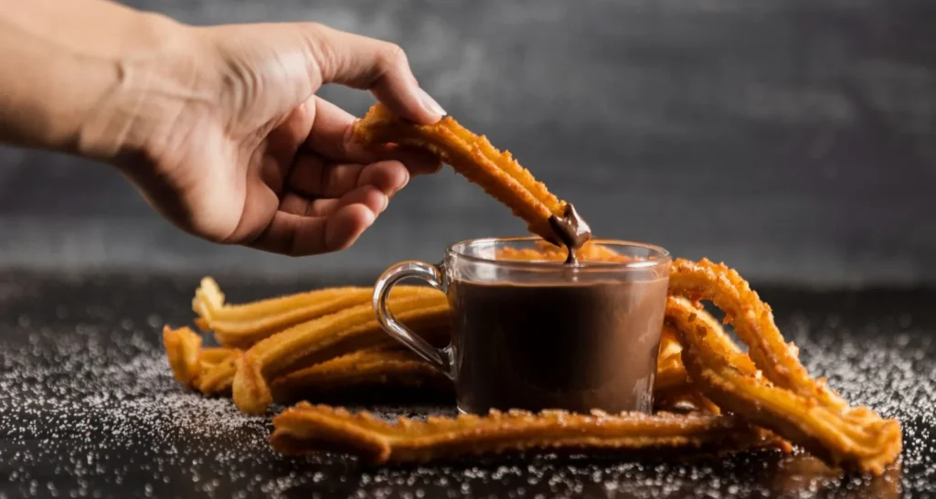 Churros con chocolate