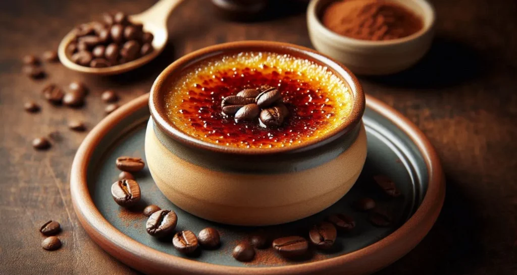 Crème brûlée de café de olla