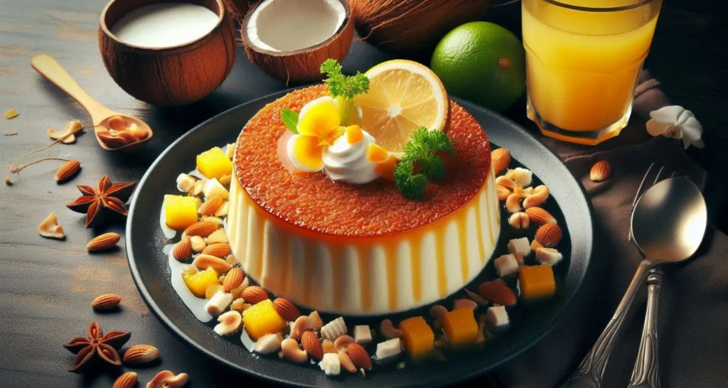 Flan de Coco: Fusión de Sabores Tropicales