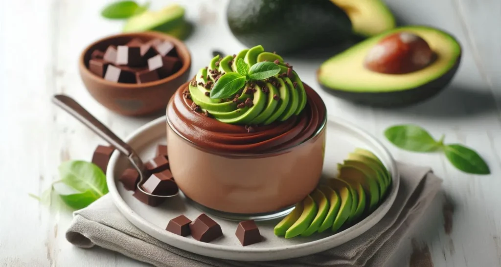 Mousse de Chocolate y Aguacate