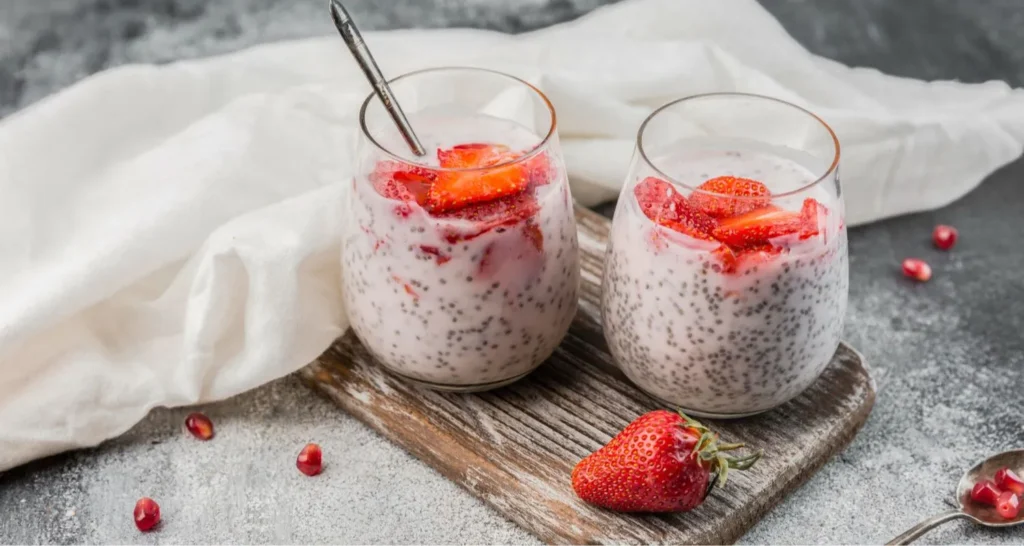 Mousse de Fresa y Chía