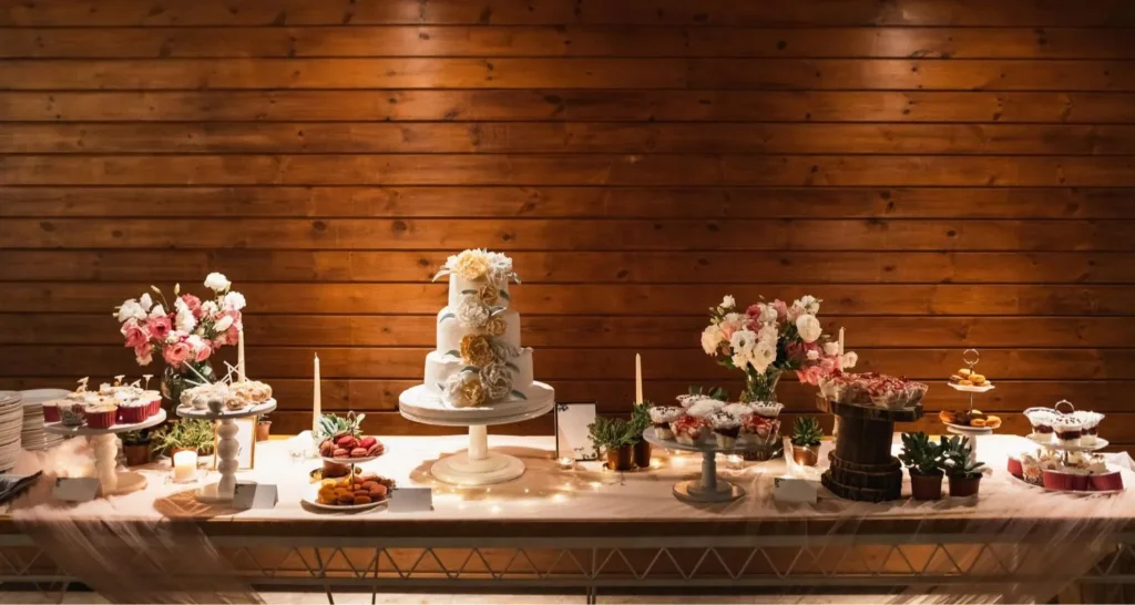 Mesa de postres para bodas: Para bodas rústicas