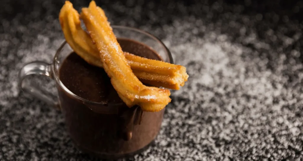 Vasito de Churros con Chocolate