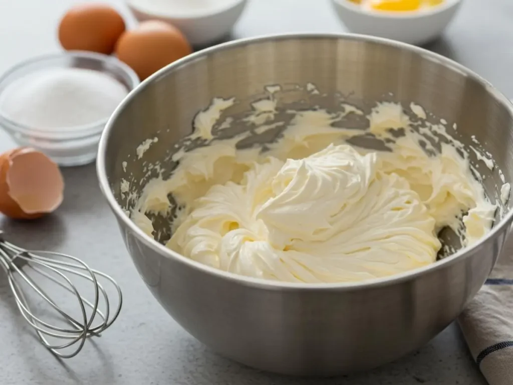 Queso crema Philadelphia suavizado en un bol