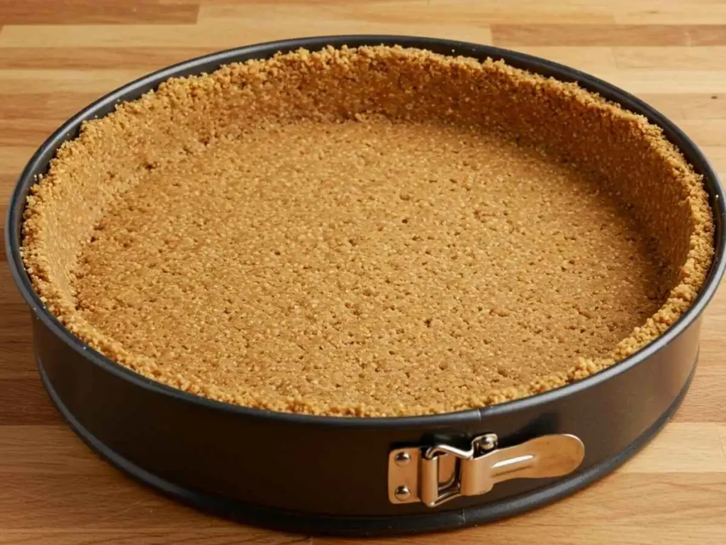 Molde para pay con base de galletas maría compactada y bordes perfectos
