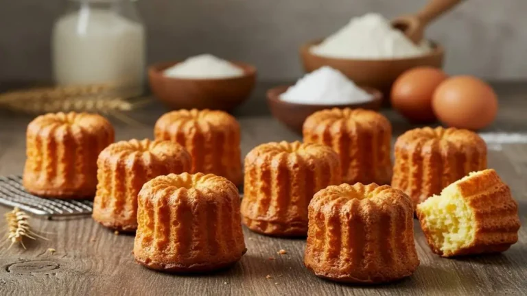 Cubiletes de pan caseros dorados recién horneados en moldes individuales